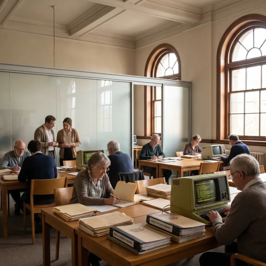 Civic research reading room for public-interest publishing